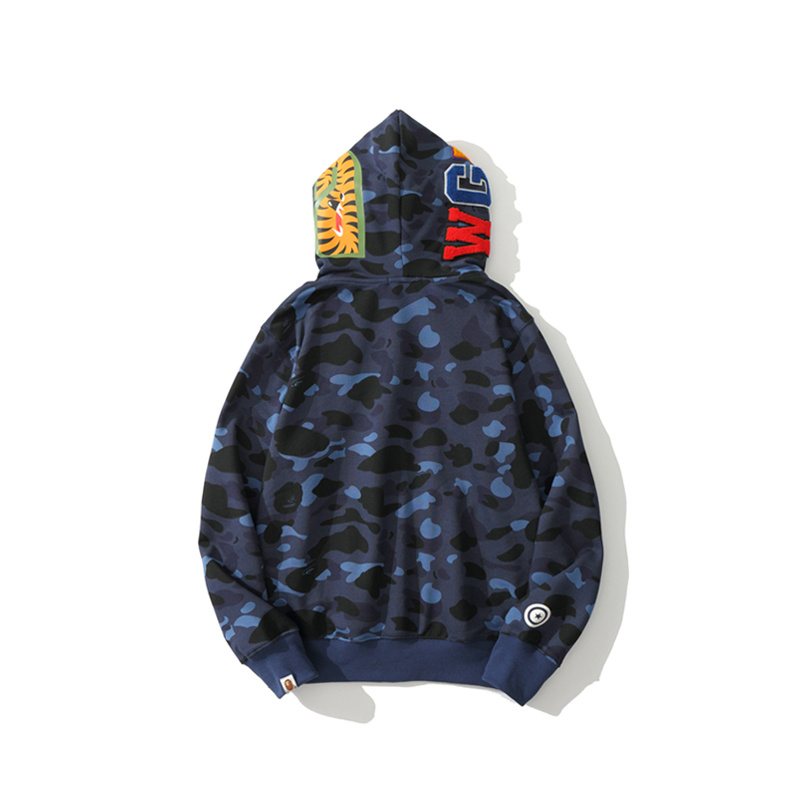 BAPE Shark Camo Full-Zip Hoodie — back