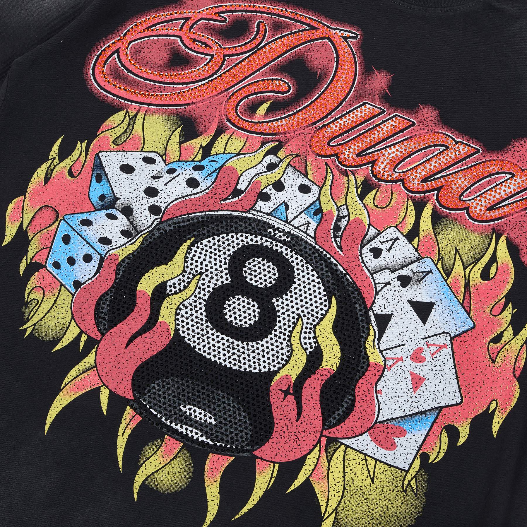 DUAA Risk Graphic Short-Sleeve T-Shirt — detail