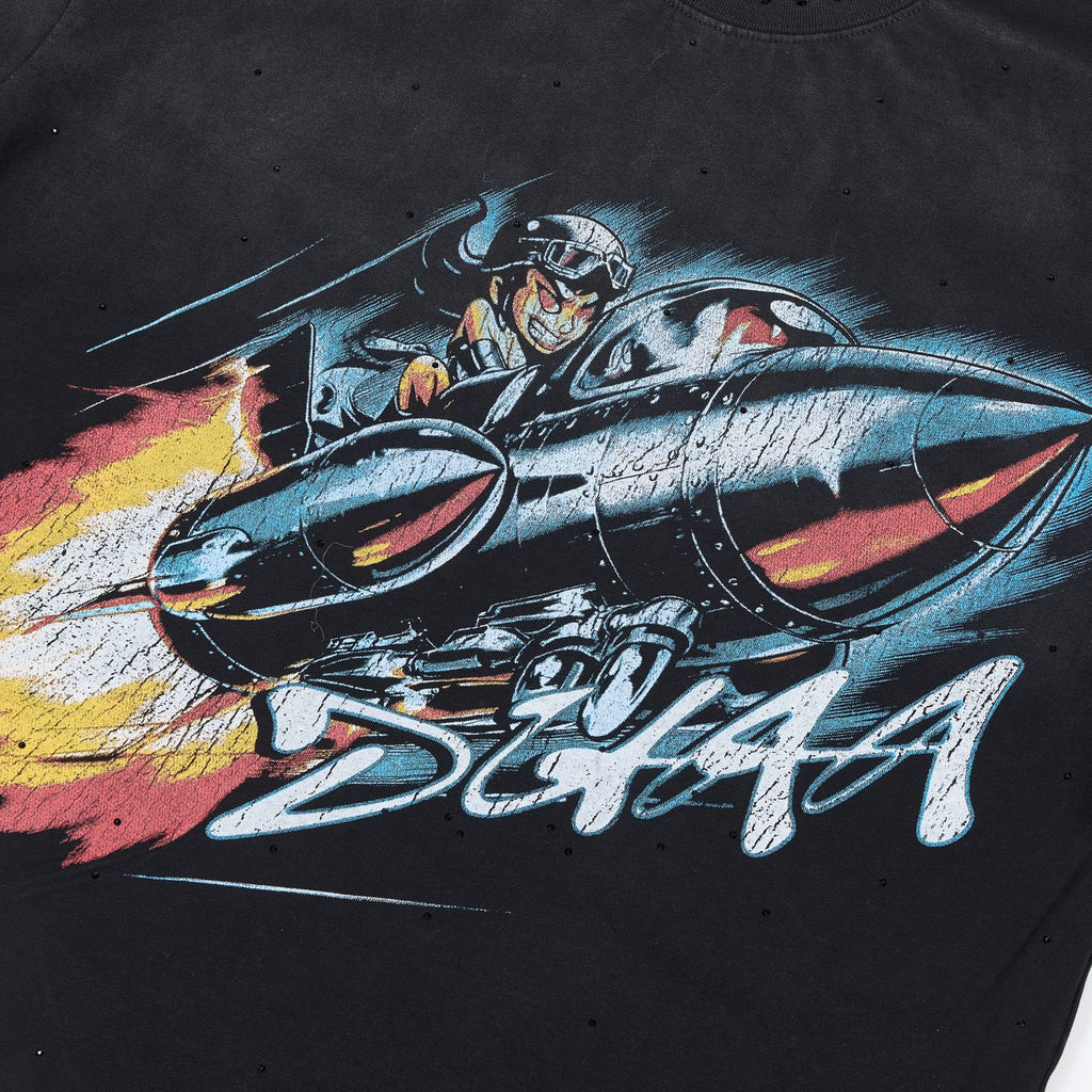 DUAA Rocket Graphic Short-Sleeve T-Shirt — detail