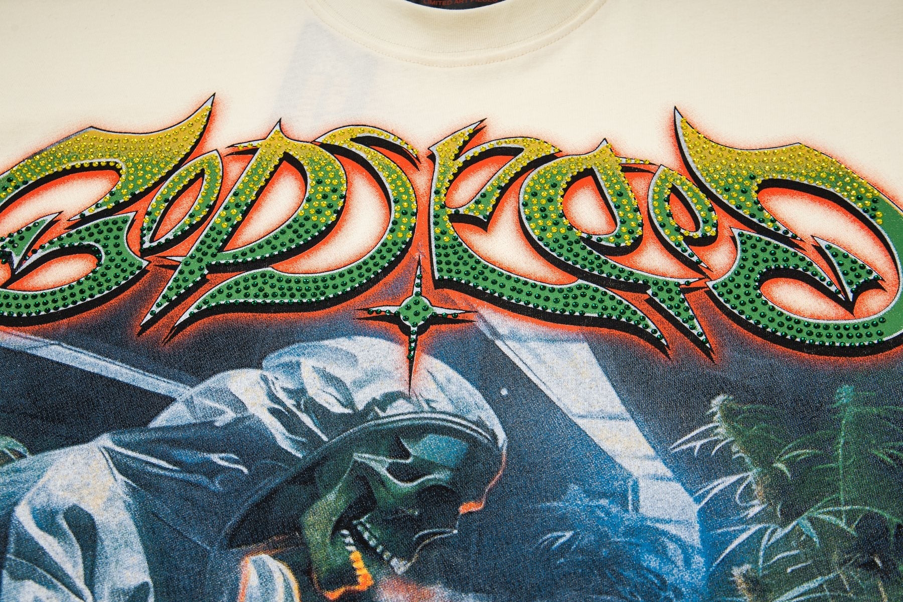 Godspeed Legalized Panther Graphic Sleeveless T-Shirt — detail
