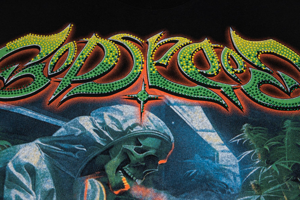 Godspeed Legalized Panther Graphic Sleeveless T-Shirt — detail