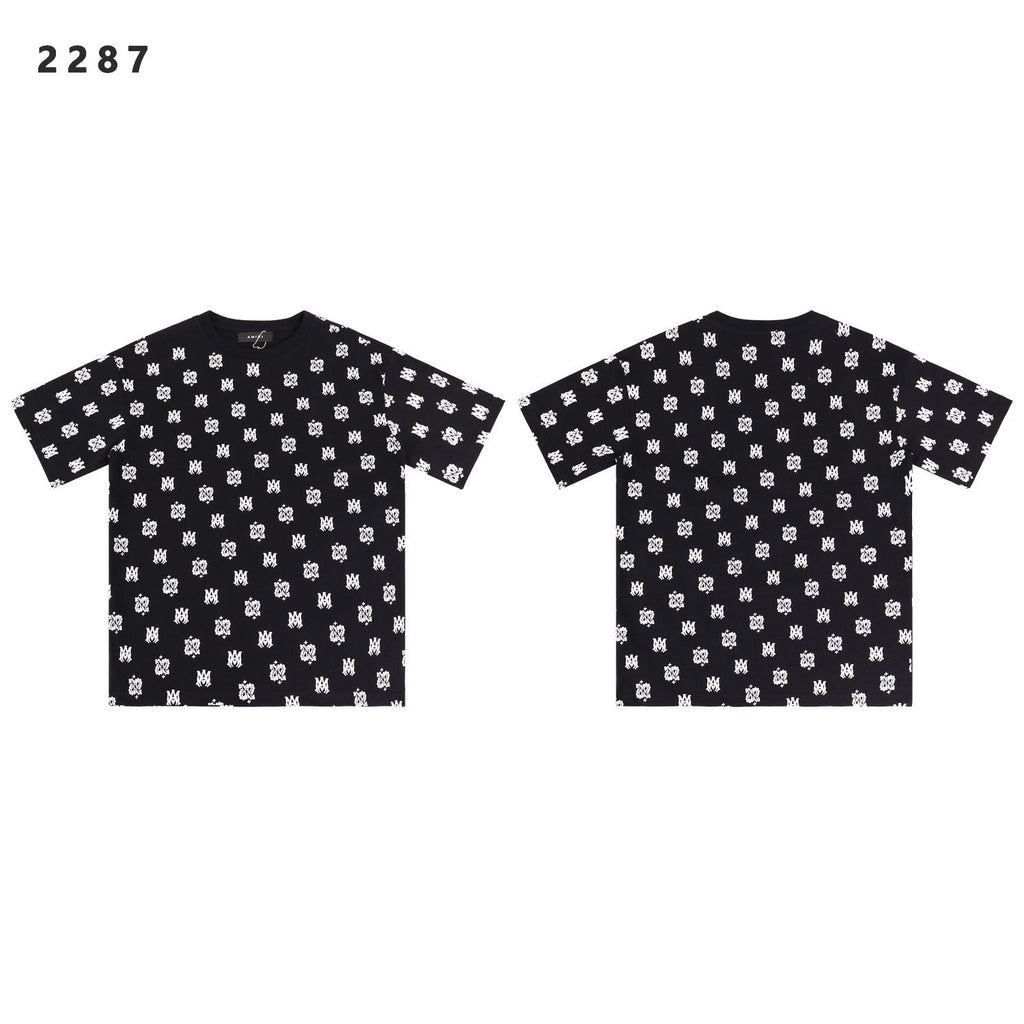 AMIRI Ornamental All-Over Graphic Short-Sleeve T-Shirt — hero