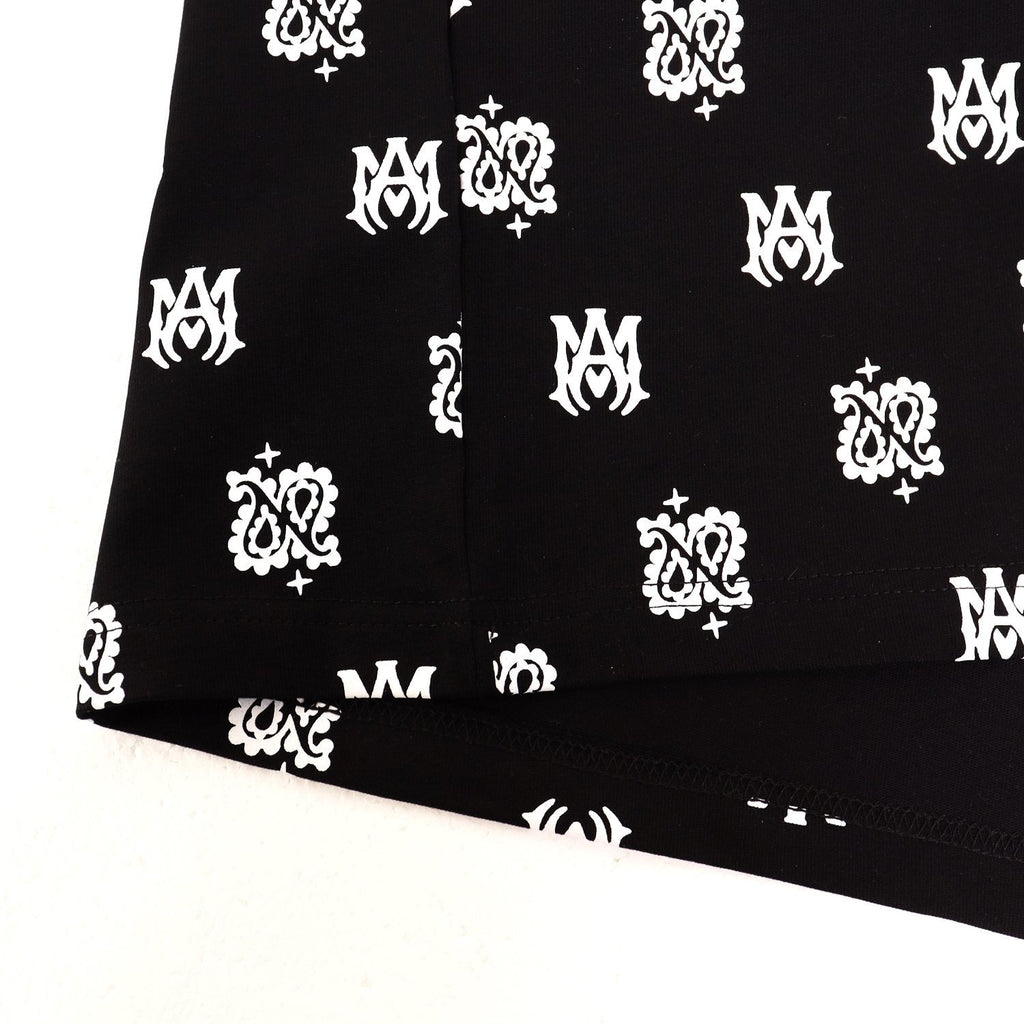AMIRI Ornamental All-Over Graphic Short-Sleeve T-Shirt — detail