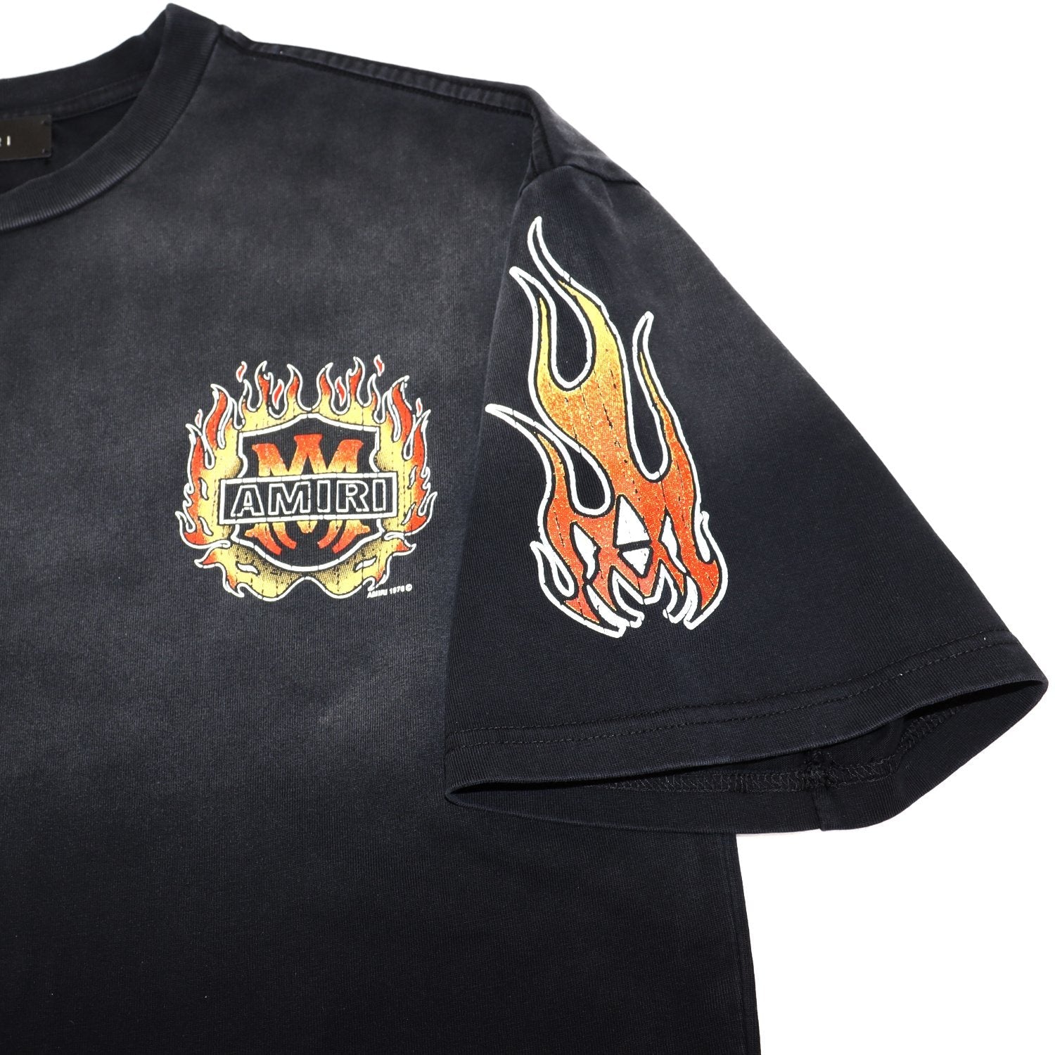AMIRI Flame Graphic Short-Sleeve T-Shirt — detail