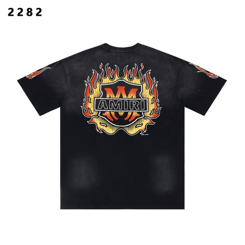 AMIRI Flame Graphic Short-Sleeve T-Shirt — back