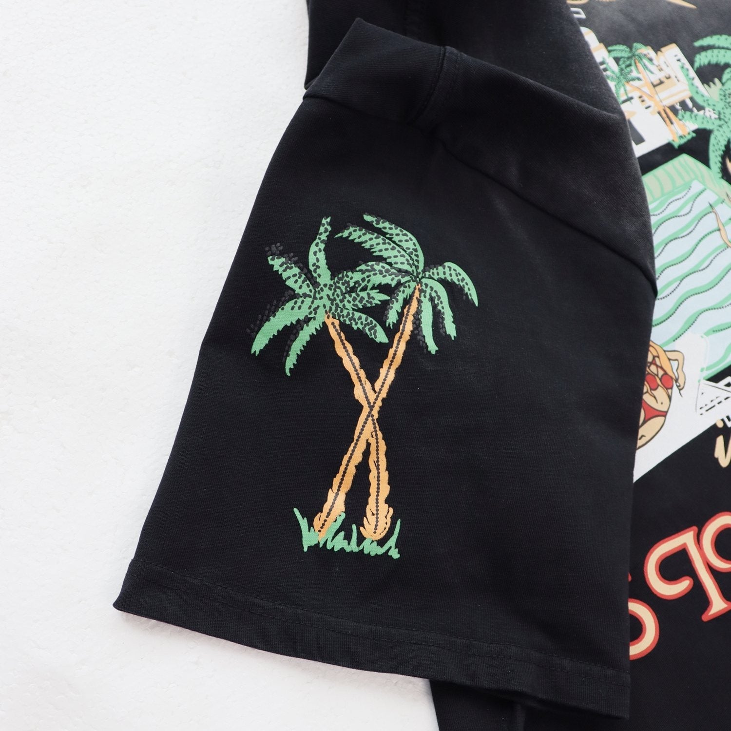 AMIRI Crystal Sinners Graphic T-Shirt — detail