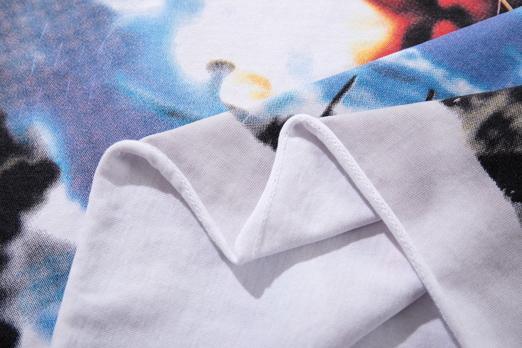 MAJESTIK Cherub Graphic Short-Sleeve T-Shirt — detail