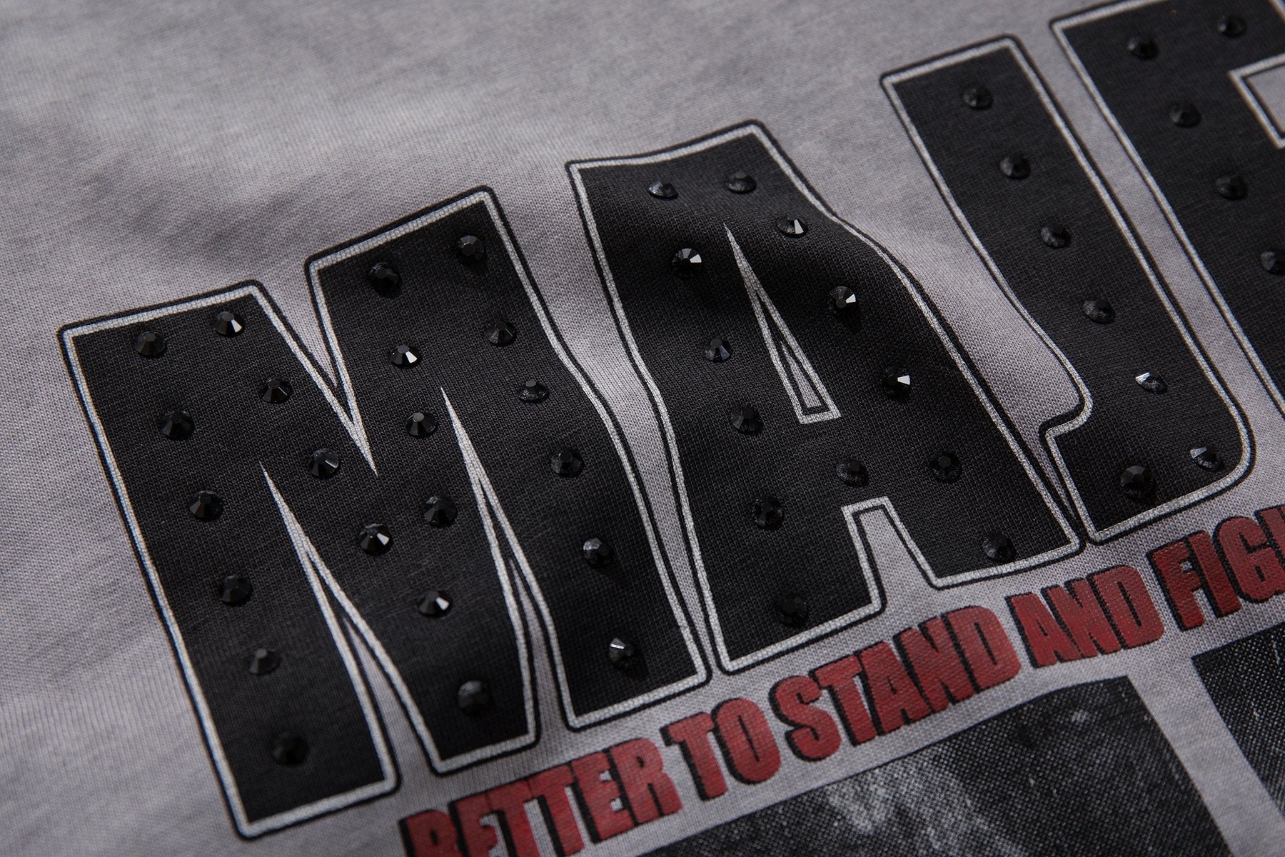 MAJESTIK Winged Cross Graphic T-Shirt — detail