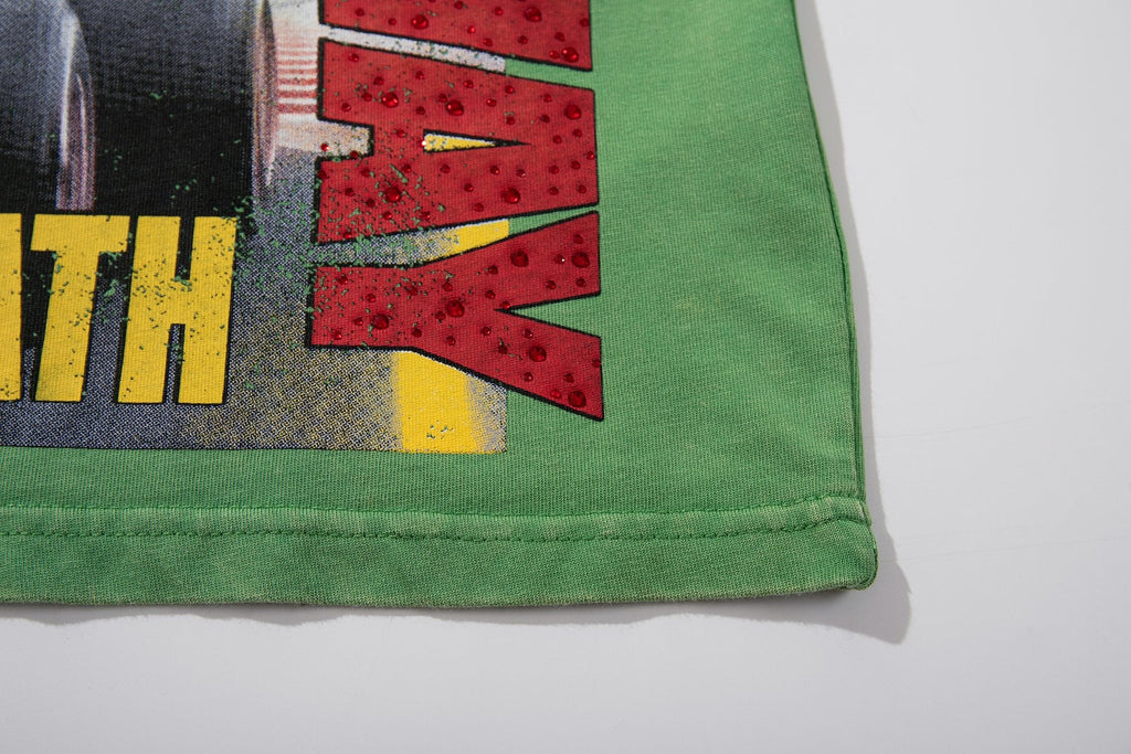 MAJESTIK Racing Graphic T-Shirt - Green — detail