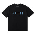 AMIRI Blue Wordmark Short-Sleeve T-Shirt — hero