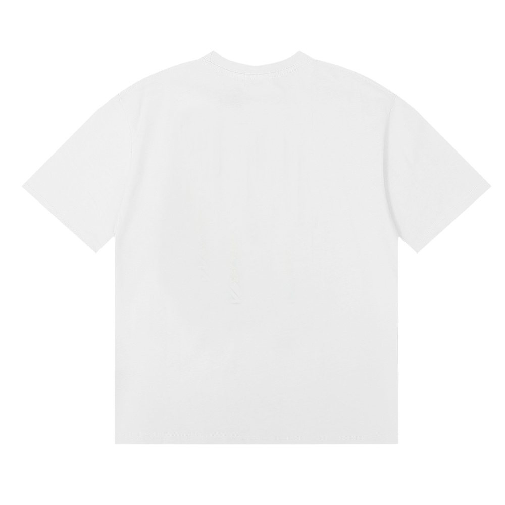 AMIRI Blue Wordmark Short-Sleeve T-Shirt — back