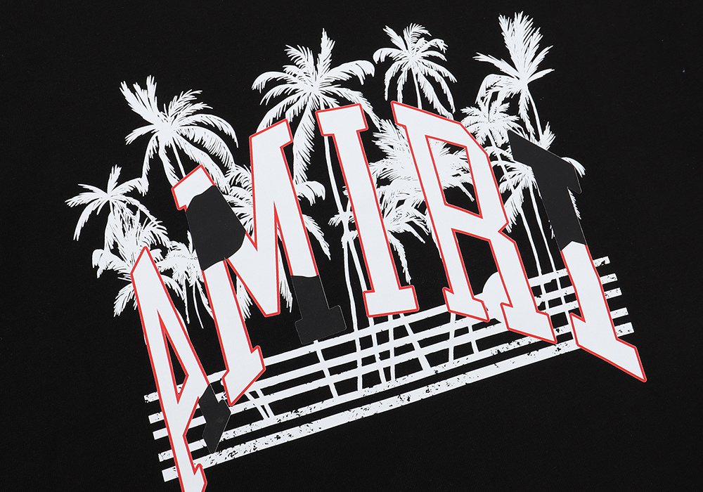 AMIRI Palm Graphic T-Shirt — detail