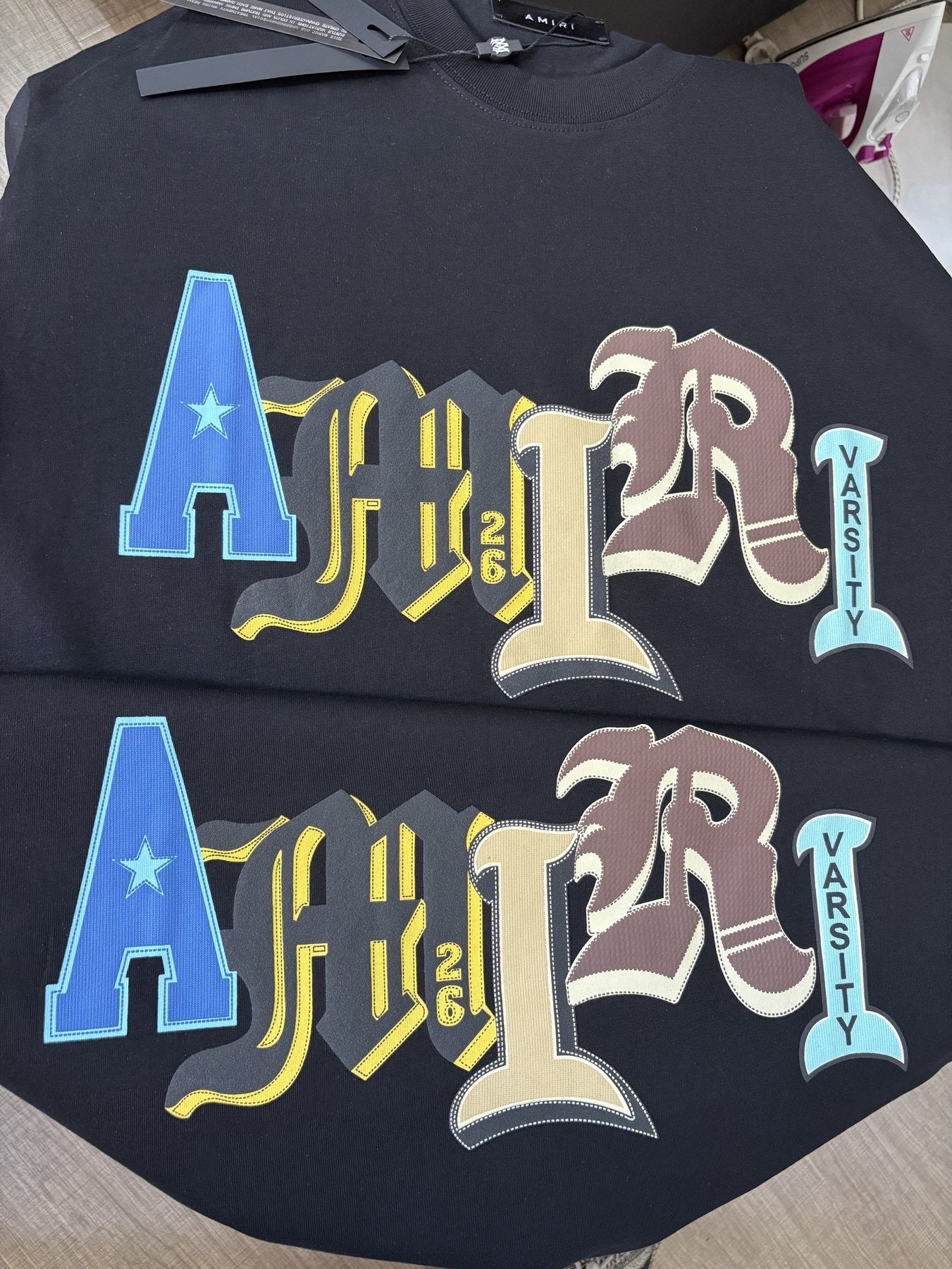 AMIRI Varsity Graphic Short-Sleeve T-Shirt — detail