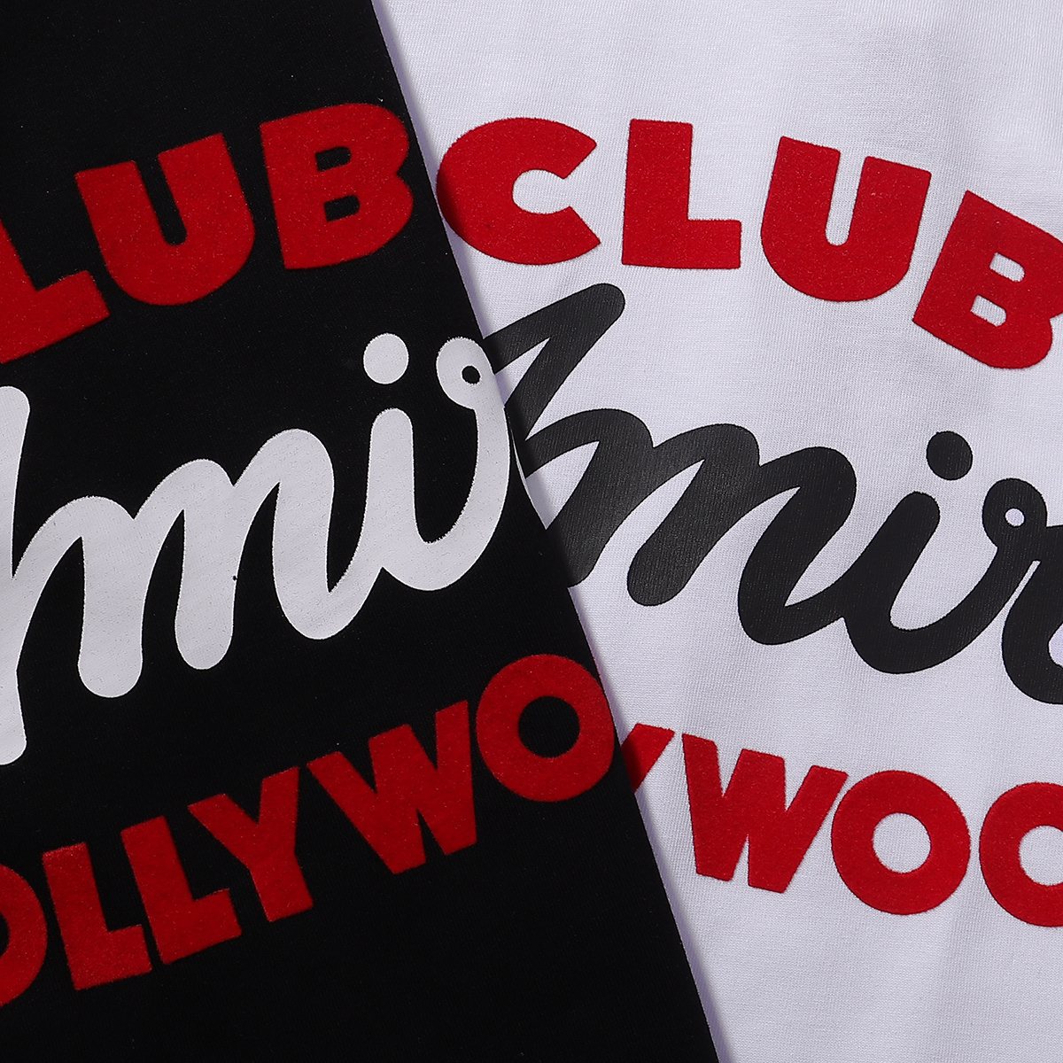 AMIRI Club Hollywood Graphic T-Shirt — fabric_closeup