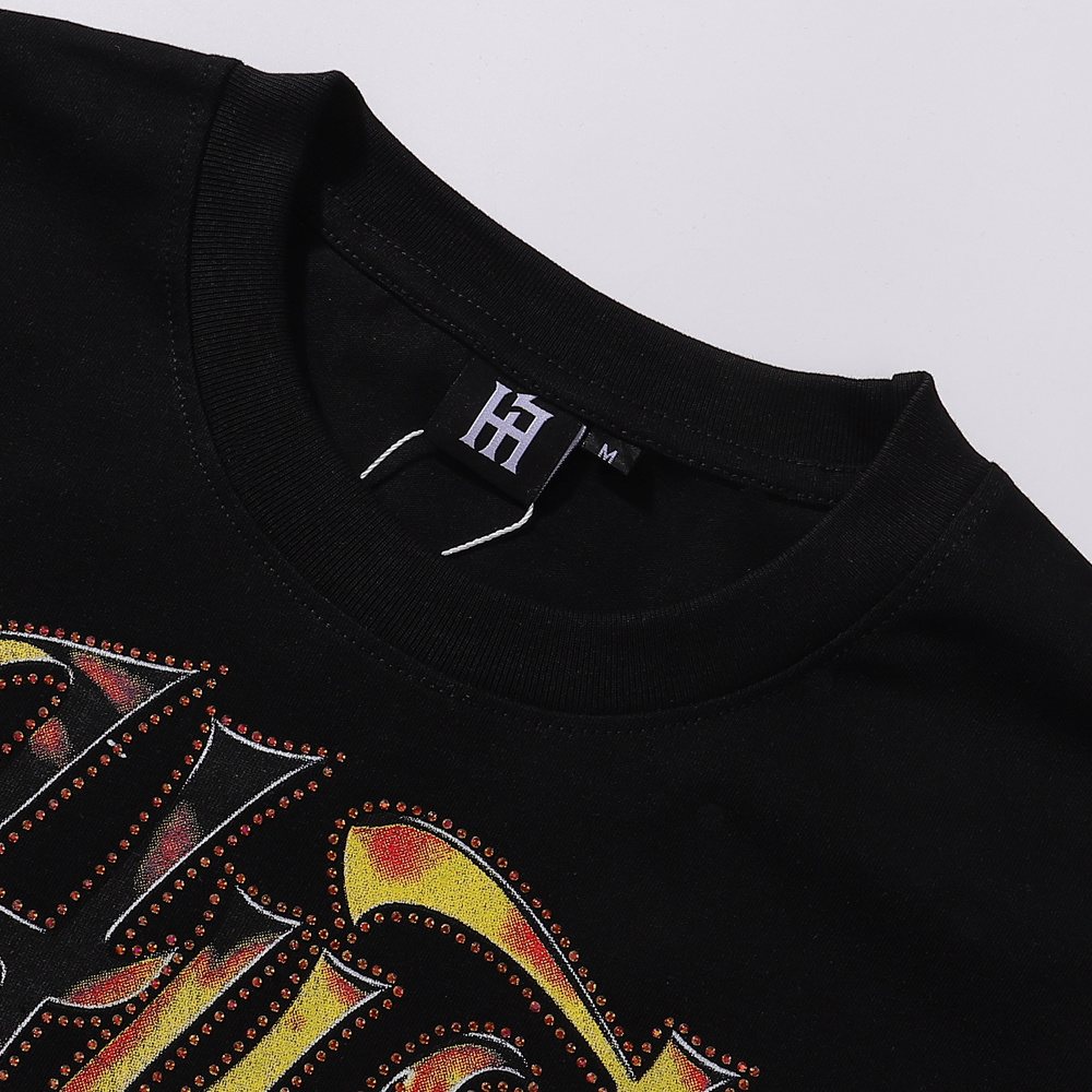 Life Hustlere Masked Angel Graphic Short-Sleeve T-Shirt — neck_label