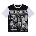 Life Hustlere Scarface Portrait Graphic Color-Block T-Shirt — hero