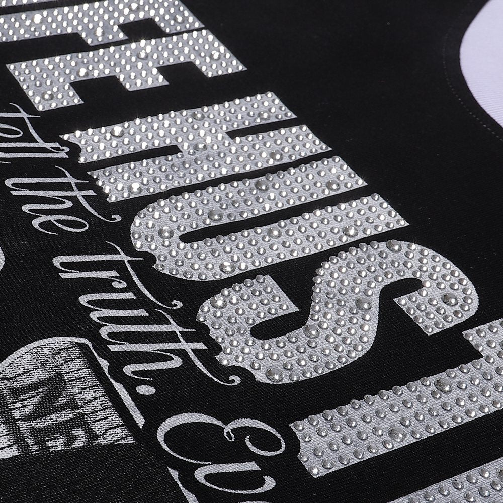 Life Hustlere Scarface Portrait Graphic Color-Block T-Shirt — detail