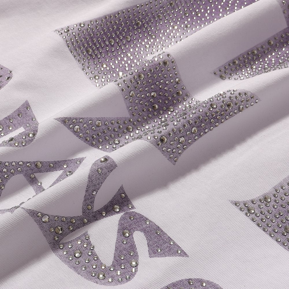 Life Hustlere Sexy Astronaut Rhinestone-Style Graphic T-Shirt — detail