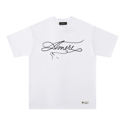 AMIRI Script Chest Graphic Short-Sleeve T-Shirt — front