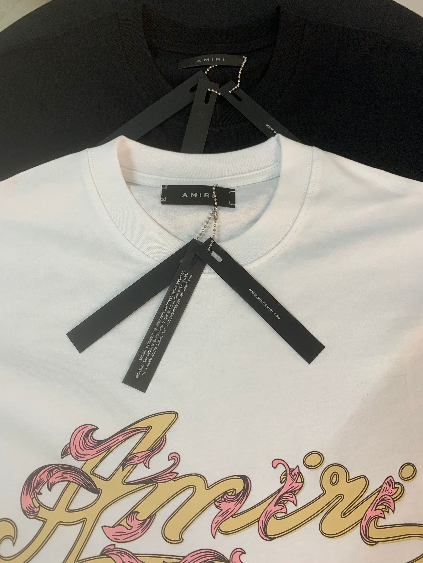 AMIRI Script Graphic Short-Sleeve T-Shirt — hang_tag