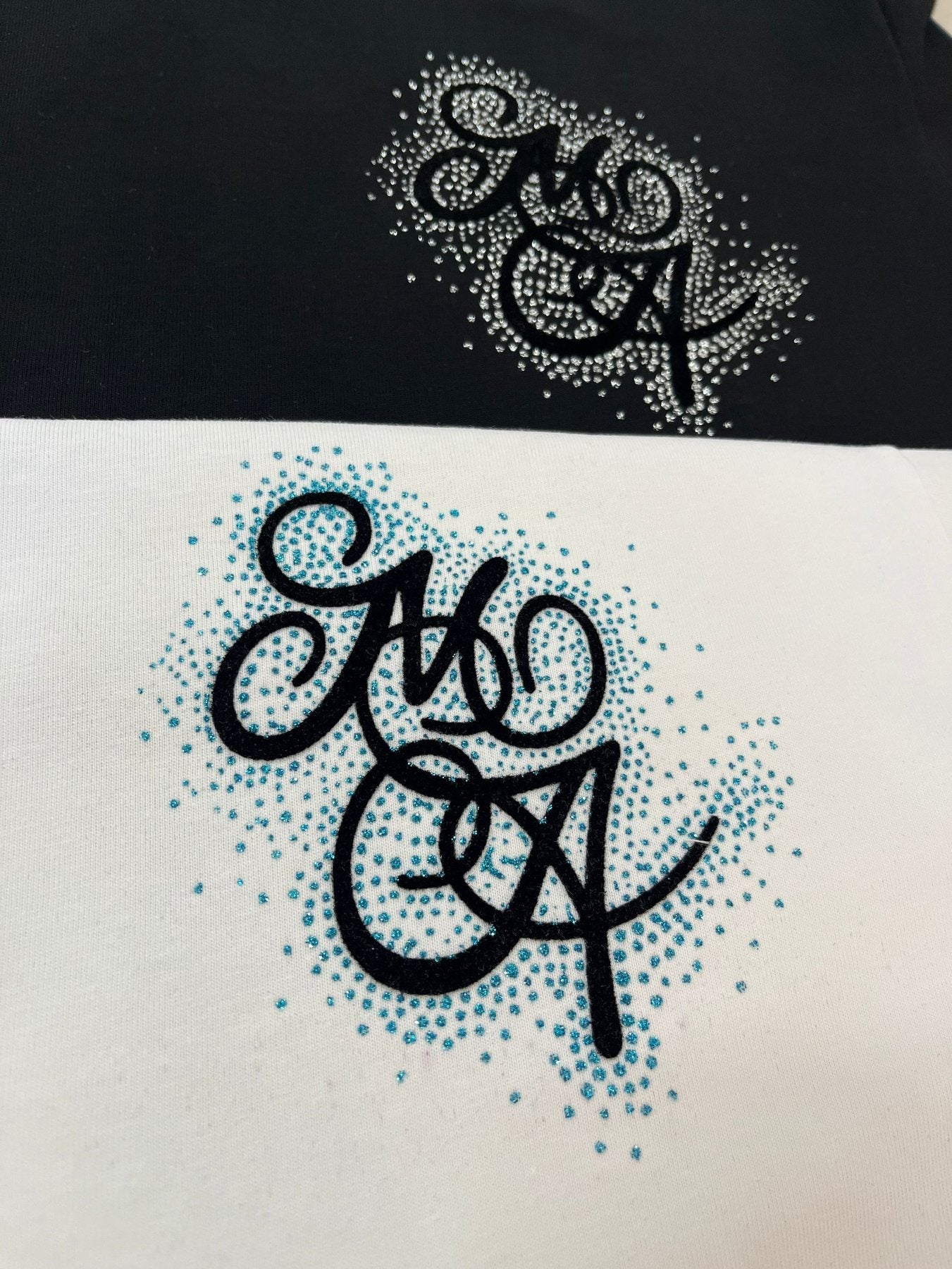 AMIRI Flocked Letter Graphic T-Shirt — detail