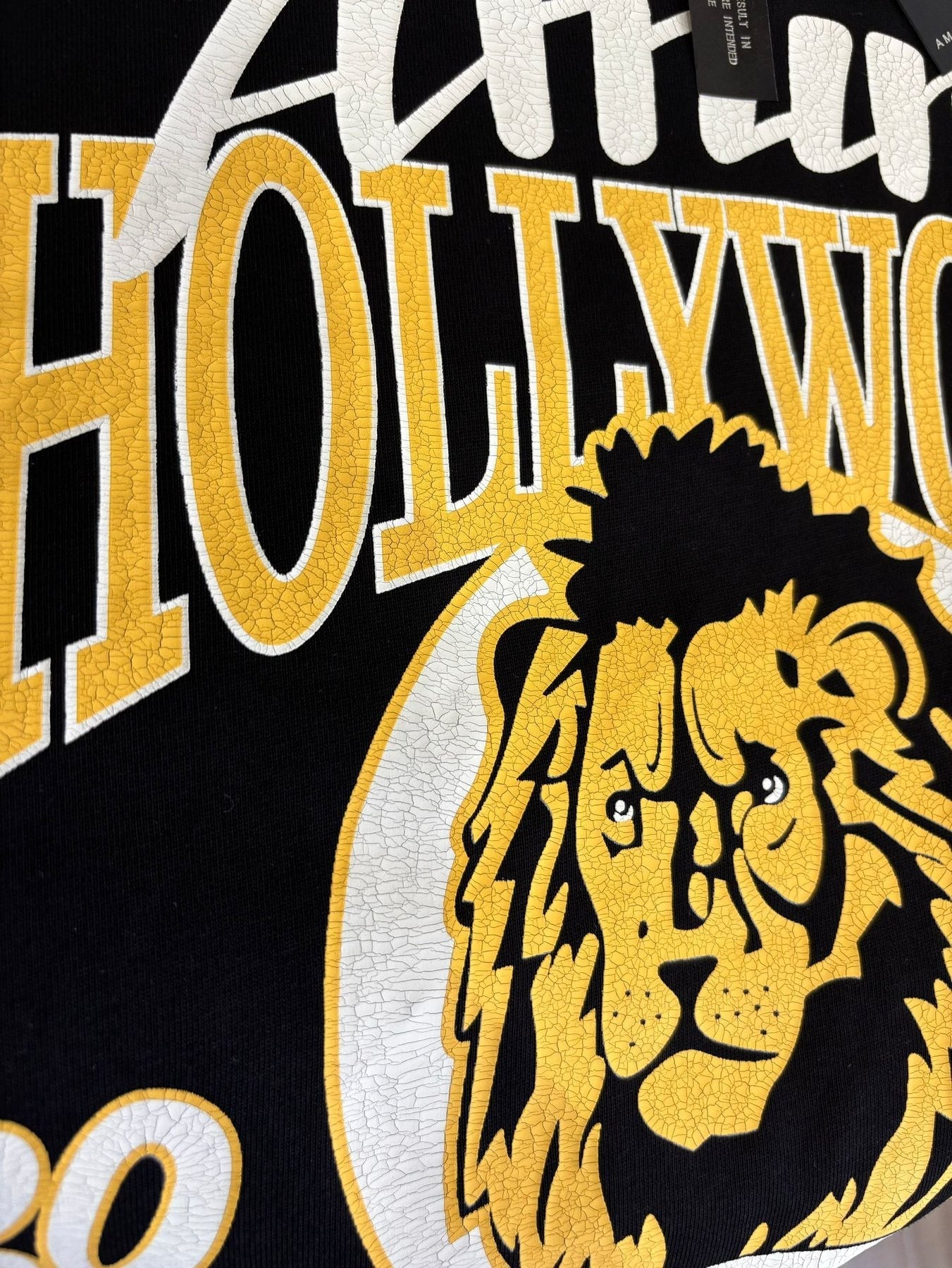 AMIRI Lion & Letter Graphic Short-Sleeve T-Shirt — detail