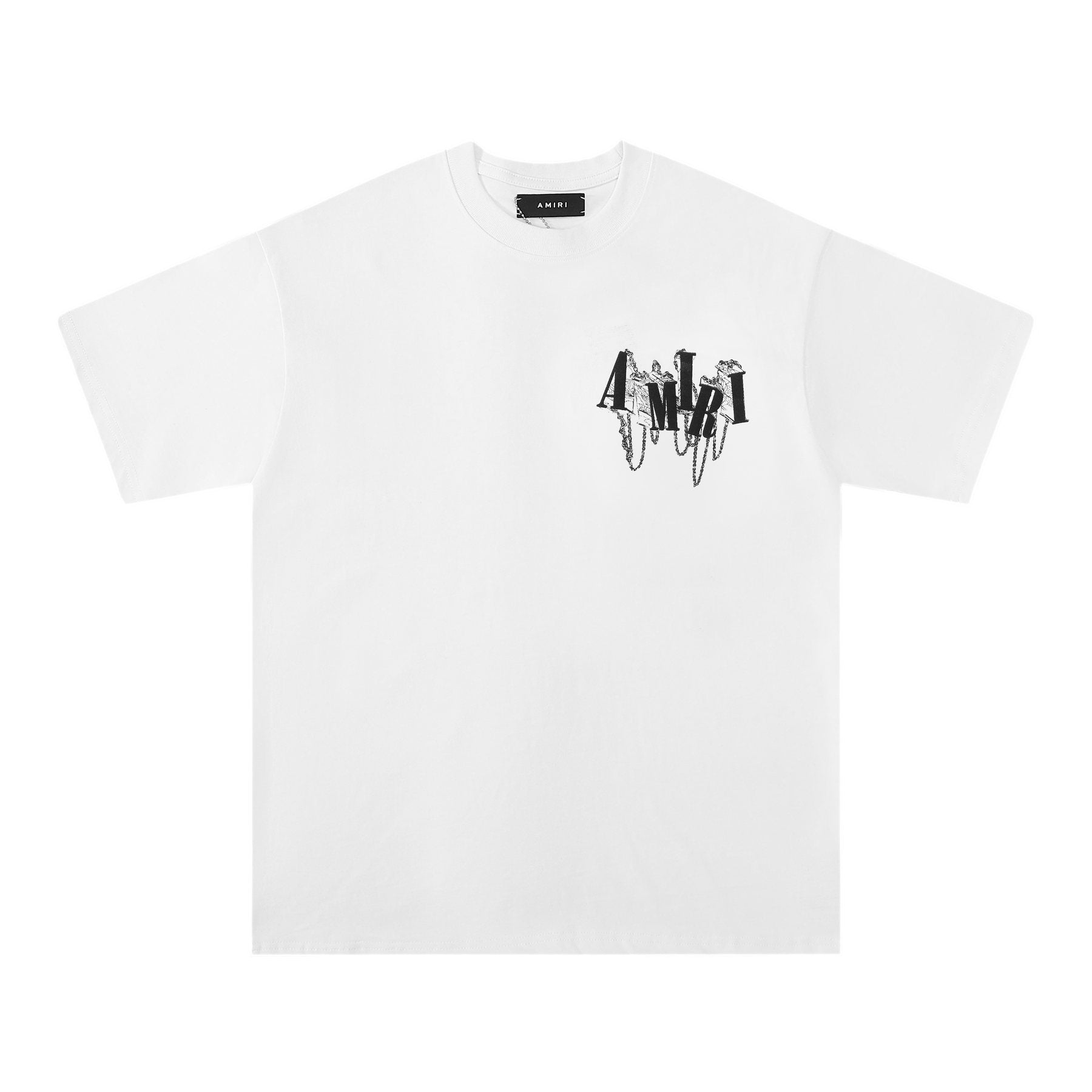 AMIRI Chain Letter Graphic T-Shirt — front