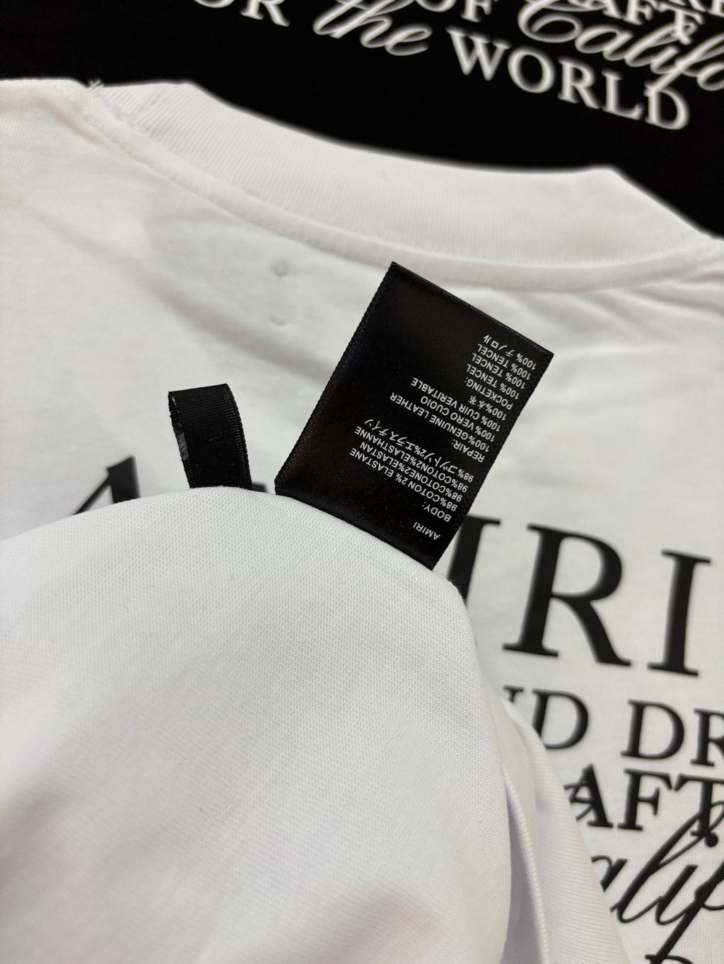 AMIRI Letter Graphic Short-Sleeve T-Shirt — neck_label