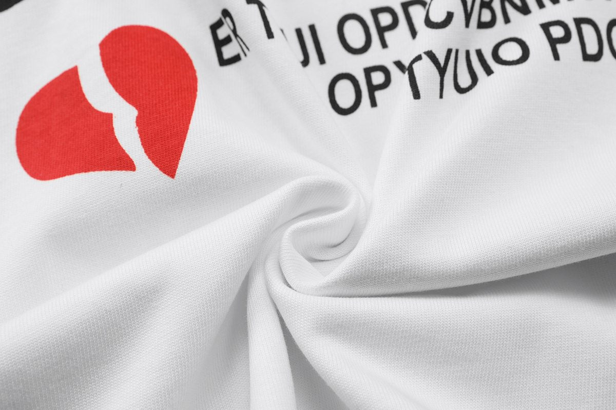 MIXED EMOTION Emotional Closet Cupid Graphic Short-Sleeve T-Shirt — fabric_closeup