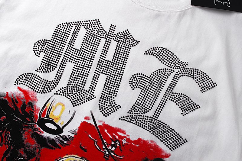 MIXED EMOTION Gothic Illustrated Graphic T-Shirt — detail