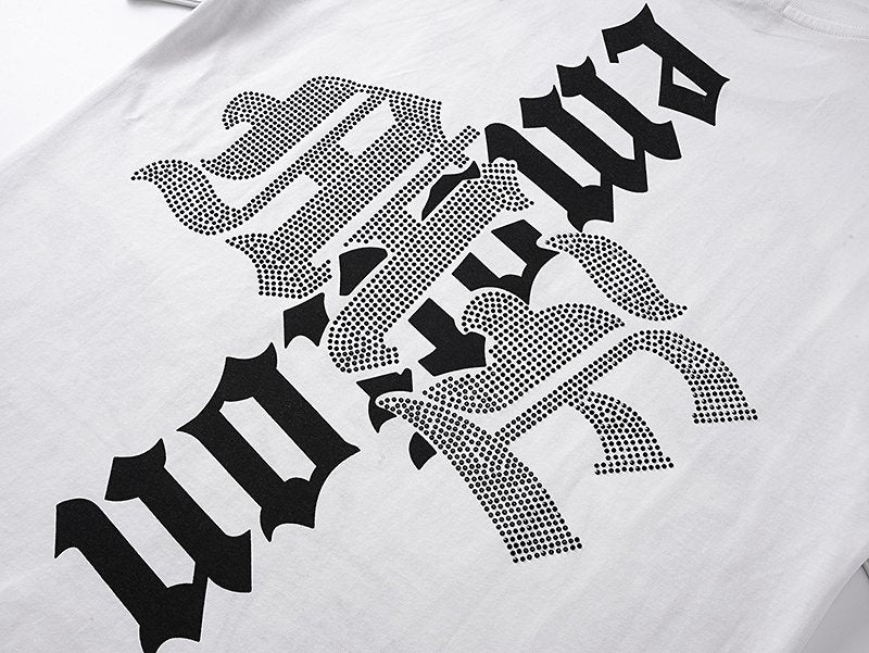 Mixed Emotions Alien Palm Tree Graphic T-Shirt — detail