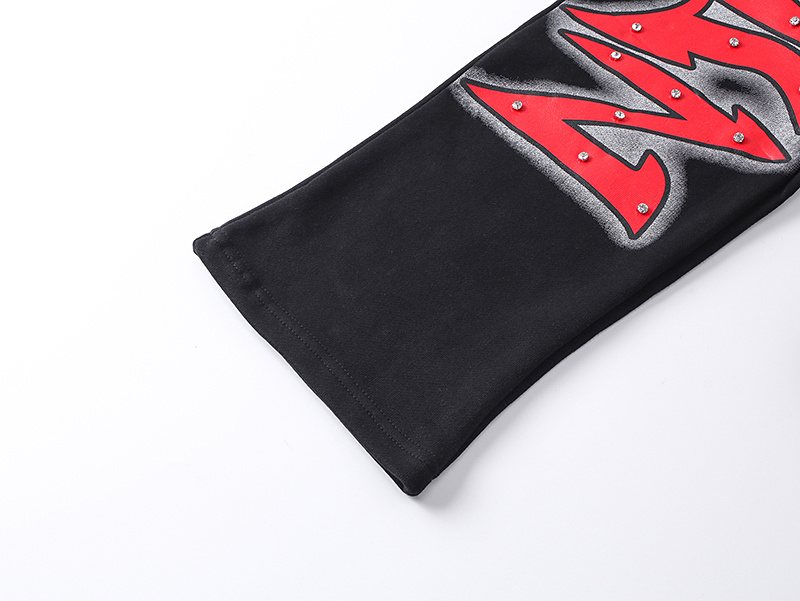 MIXED EMOTION Graphic Sweatpants — detail