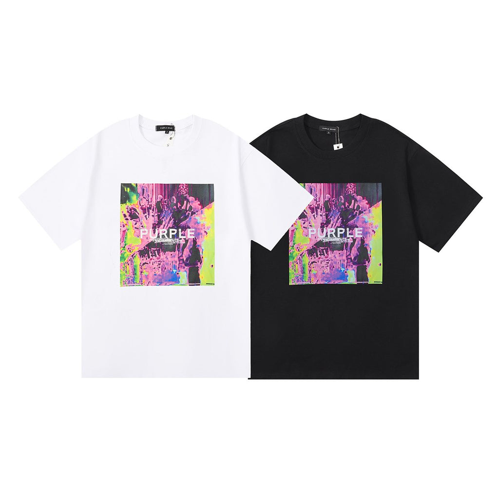 Purple Brand Abstract Graphic T-Shirt — comparison