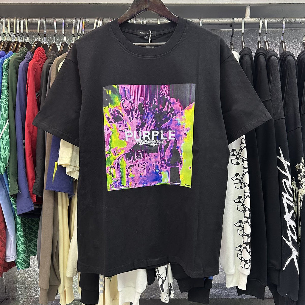 Purple Brand Abstract Graphic T-Shirt — context