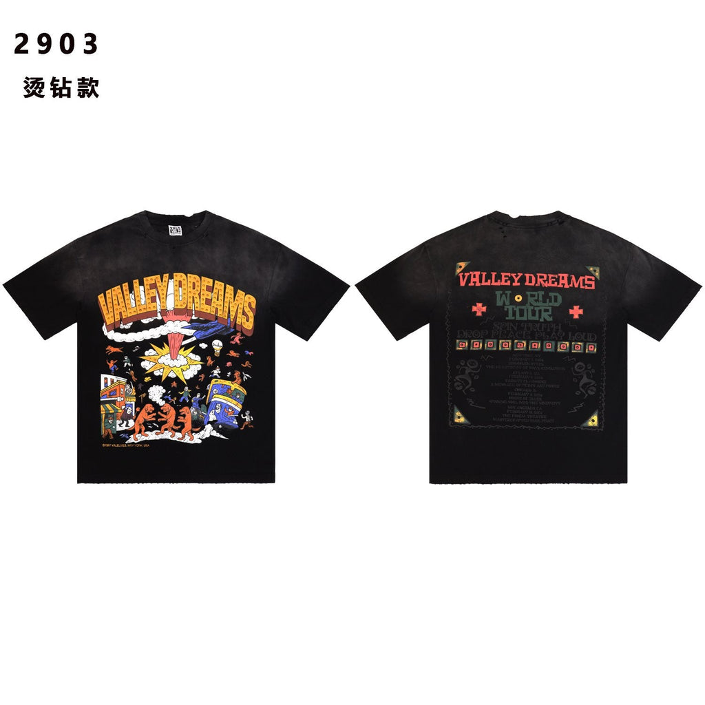 VALE USA Valley Dreams Studded Graphic T-Shirt — hero