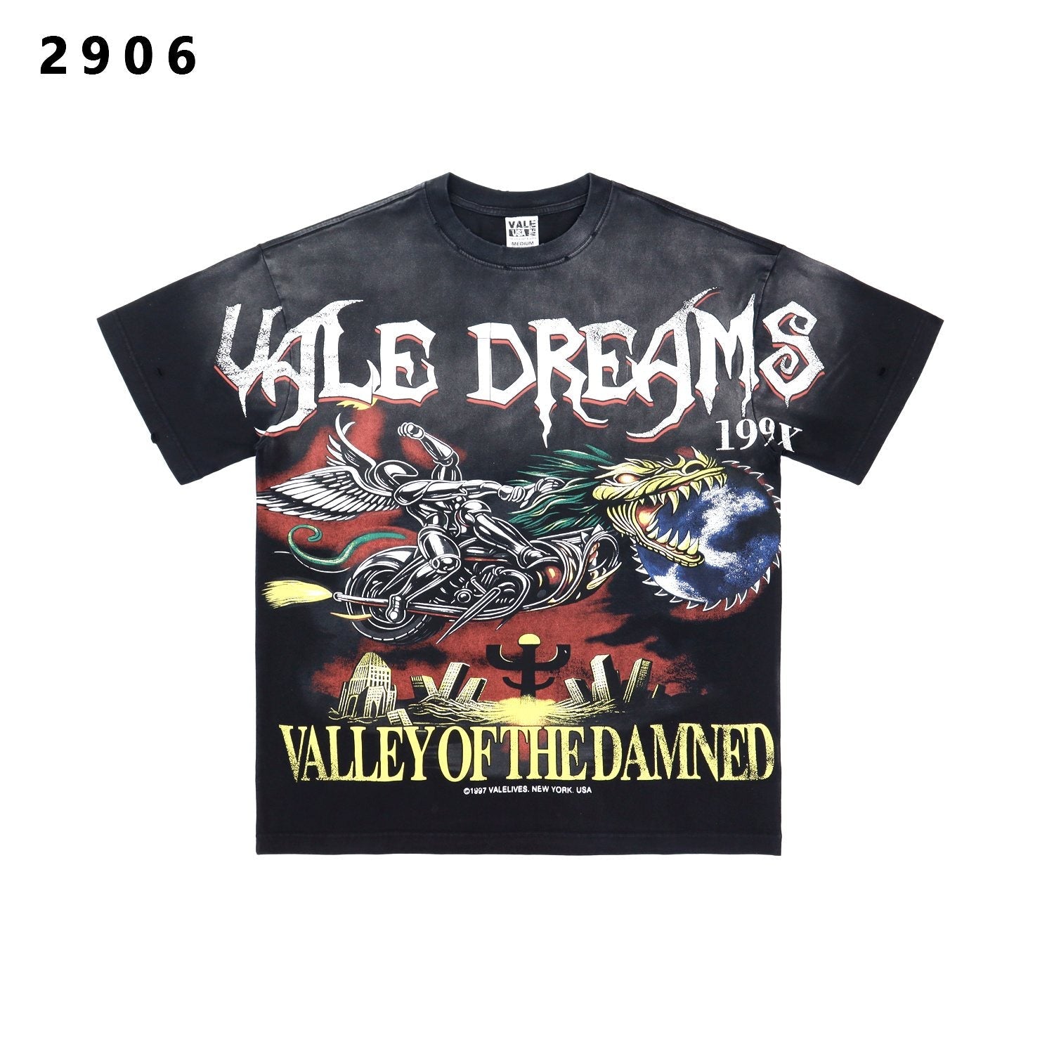 VALE USA Ride the Dragon Graphic T-Shirt — hero
