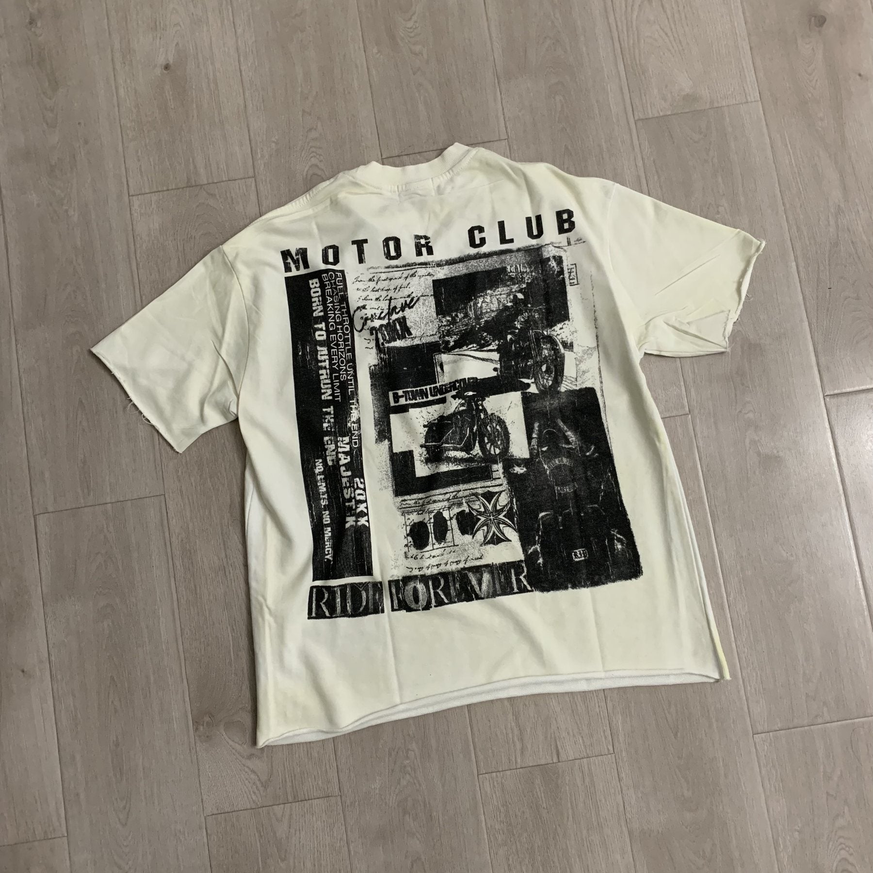 MAJESTIK Motor Club Graphic T-Shirt — back