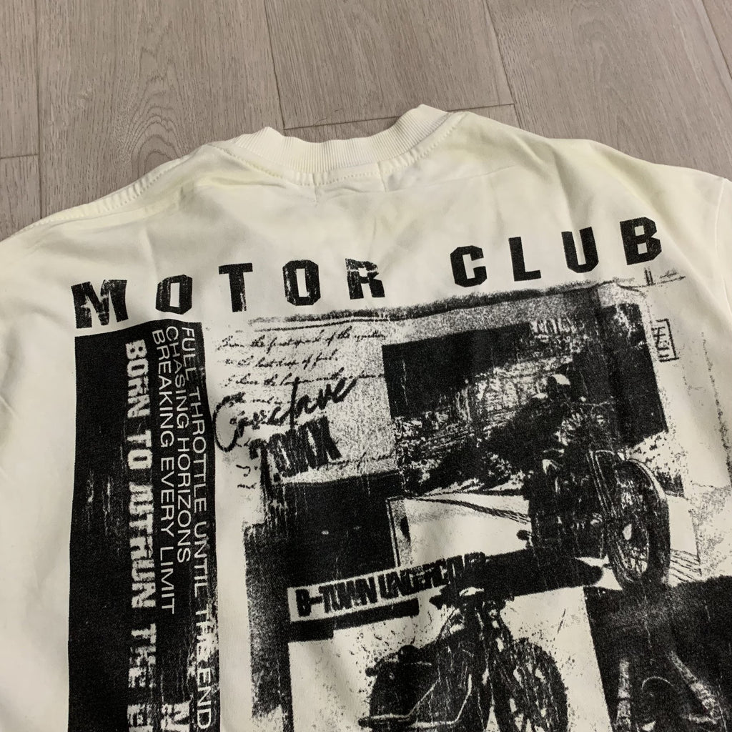 MAJESTIK Motor Club Graphic T-Shirt — detail
