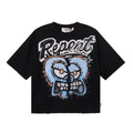 BKYS Revival Repent Skull Rhinestone Cropped T-Shirt — hero