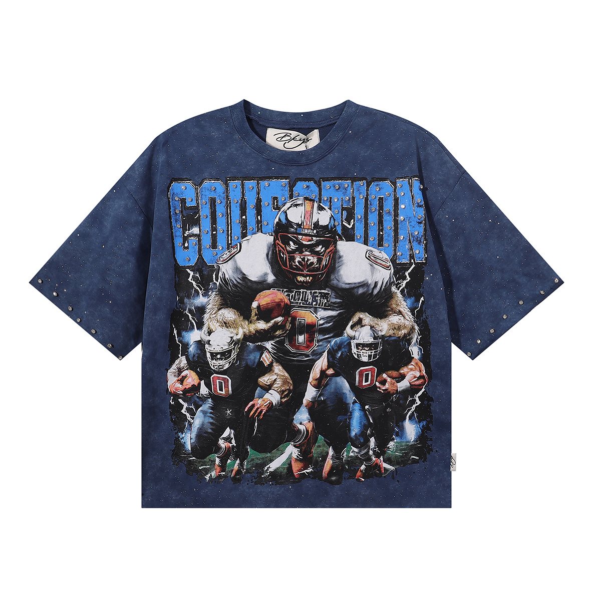 BKYS Revival Football Graphic Cropped T-Shirt — hero