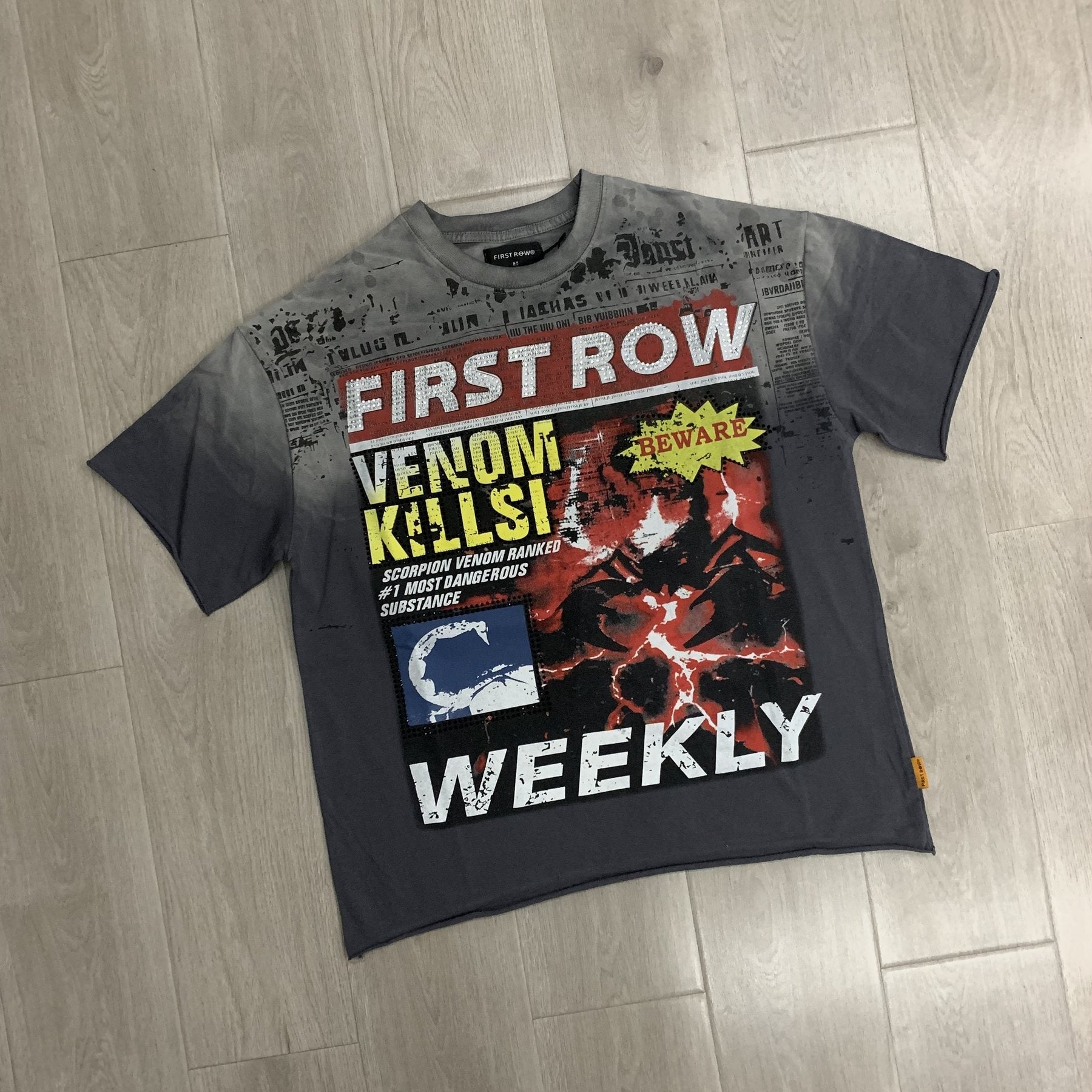 FIRST ROW Breaking News Venom Kills Graphic T-Shirt — front