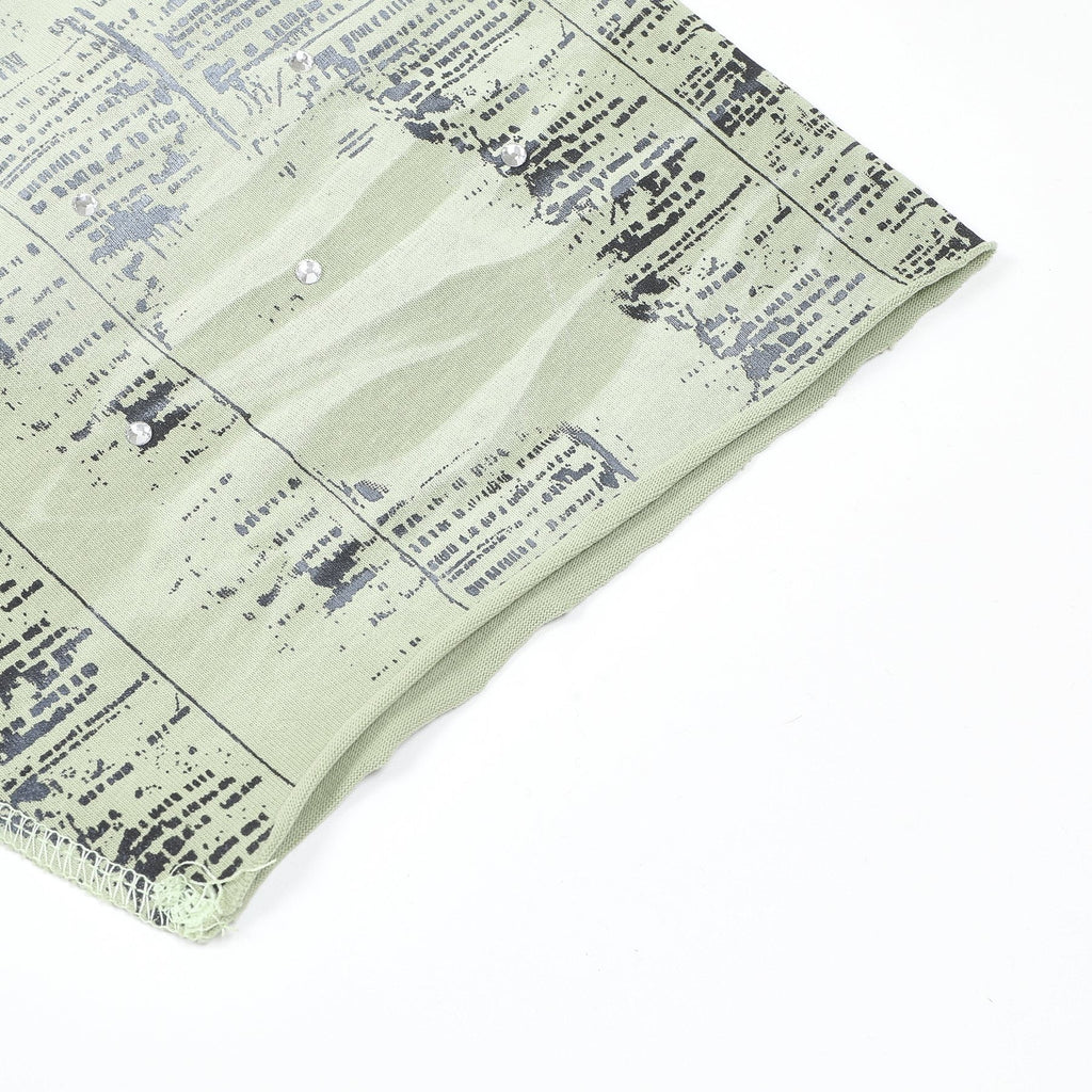 FIRST ROW Sacred Heart Cropped T-Shirt — detail