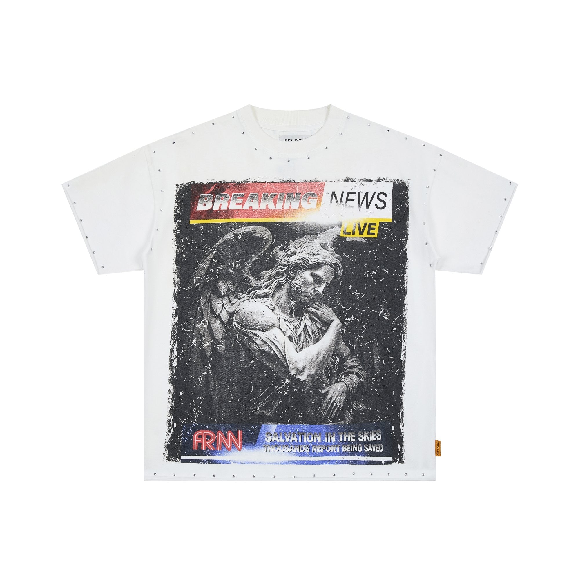 FIRST ROW Breaking News Salvation in the Skies Graphic T-Shirt — hero