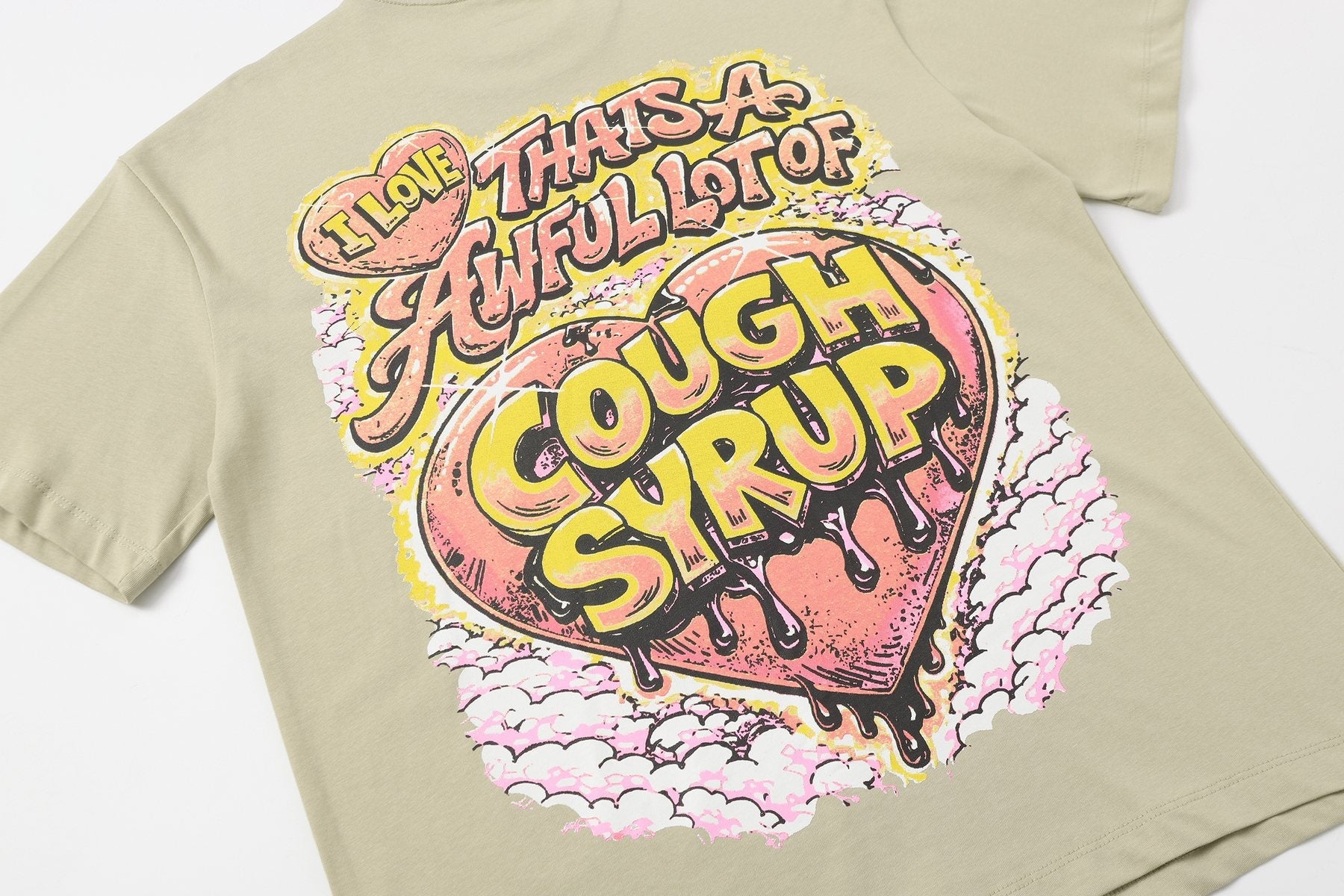 That's A Awful Lot Of Cough Syrup Cupid Graphic T-Shirt — front