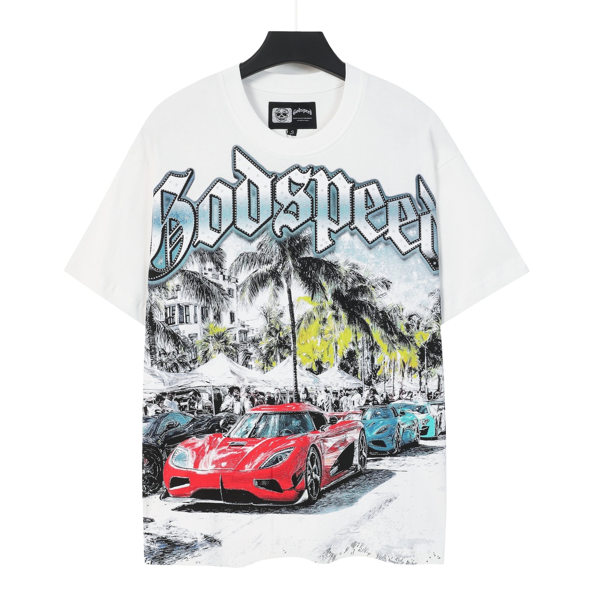 Godspeed Car and Key Graphic T-Shirt — hero