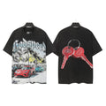 Godspeed Washed Black Rock Graphic T-Shirt — hero