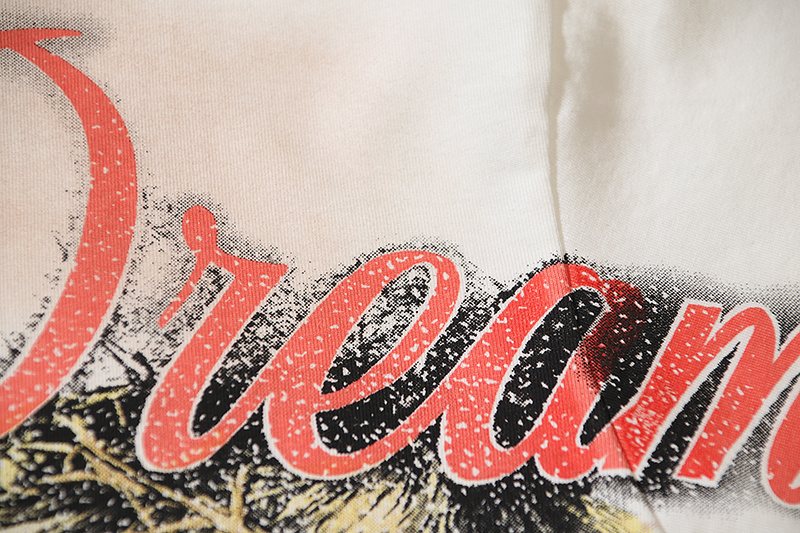 VALE USA Dreams Carried the Cross Graphic T-Shirt — detail