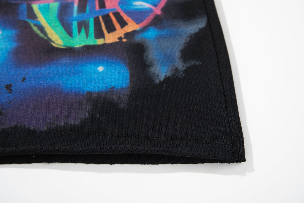 MAJESTIK Car Carnival Graphic T-Shirt — detail