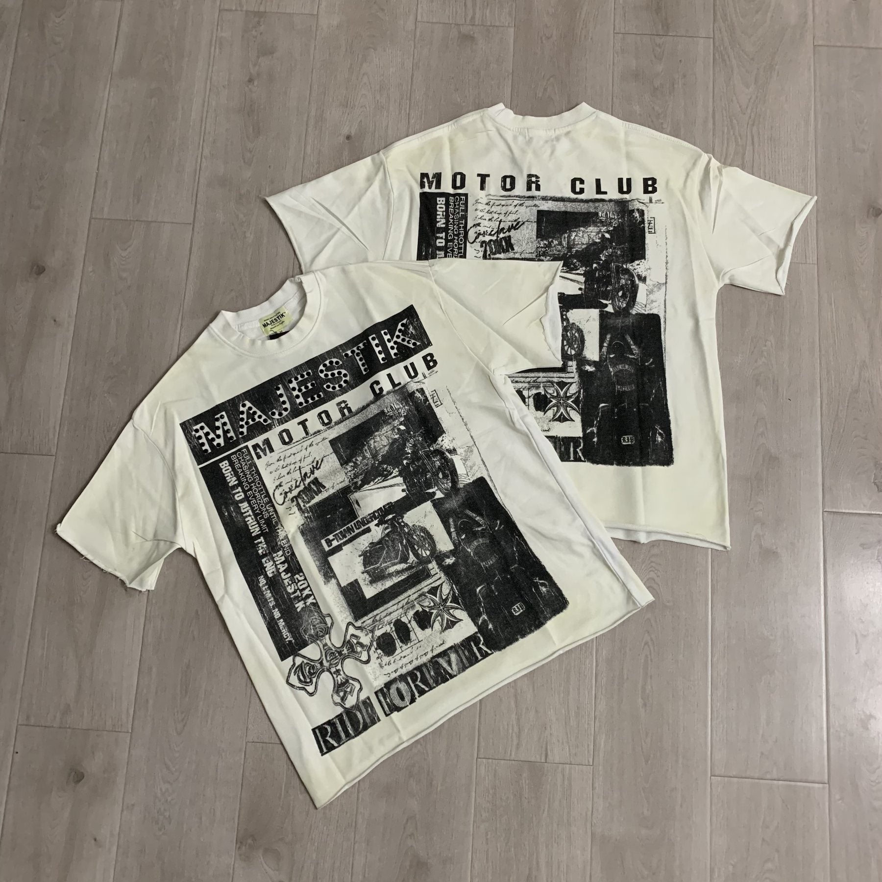 MAJESTIK Motor Club Graphic Short-Sleeve T-Shirt — context