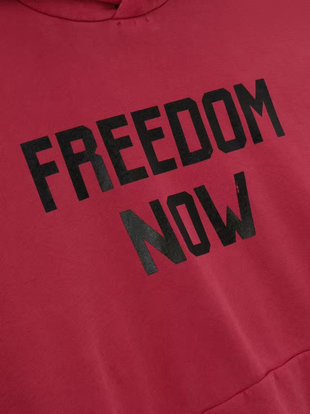 Fear of God Freedom Now Graphic Hoodie — detail